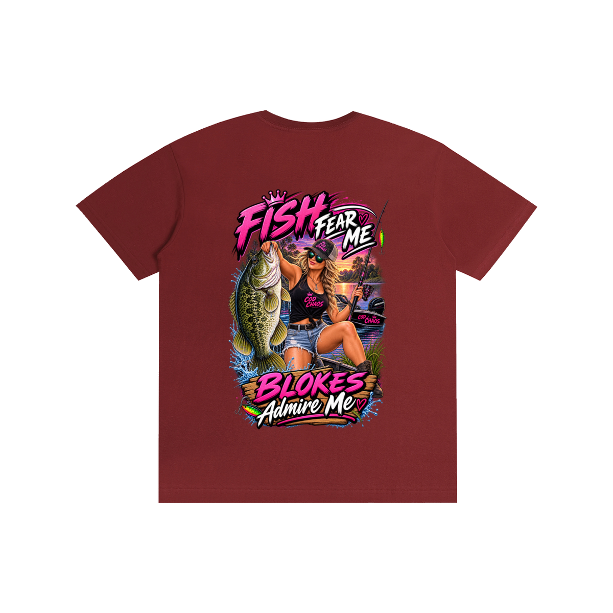 Women's Fish Fear Me, Blokes Admire Me