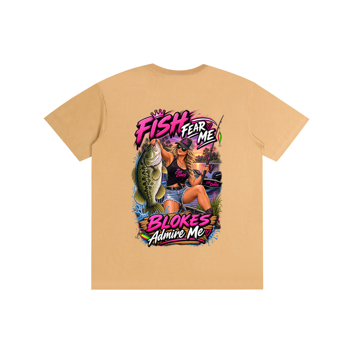 Women's Fish Fear Me, Blokes Admire Me