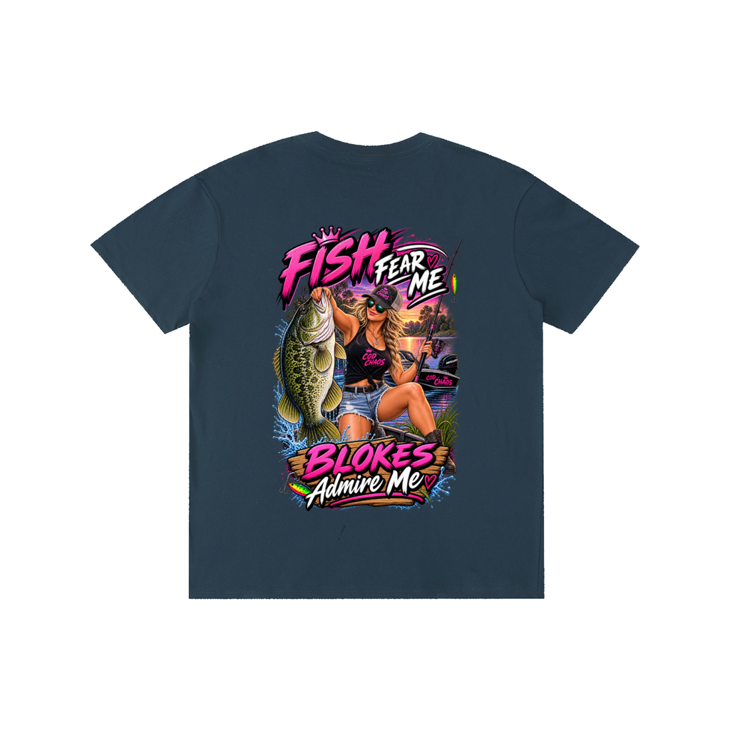 Women's Fish Fear Me, Blokes Admire Me